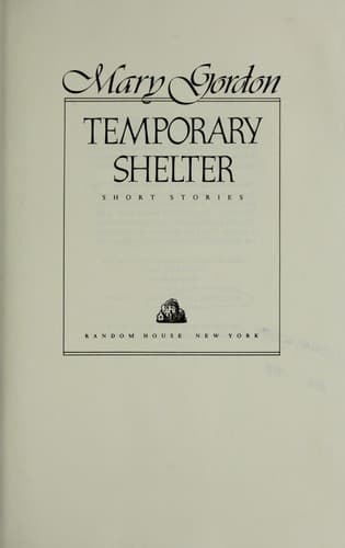 Cover image for Temporary shelter