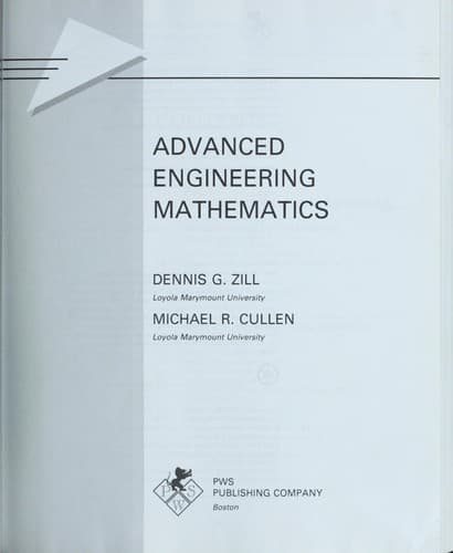 Cover image for Advanced engineering mathematics