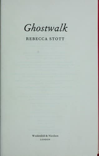 Cover image for Ghostwalk