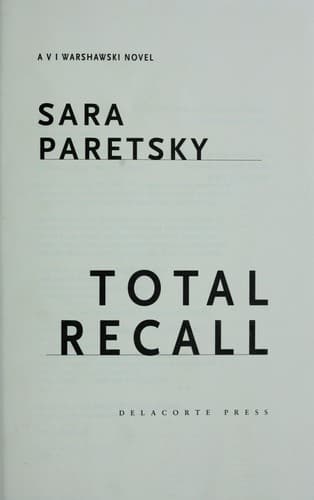 Cover image for Total recall