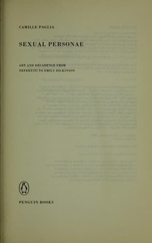 Cover image for Sexual personae