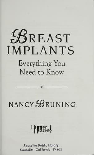 Cover image for Breast implants