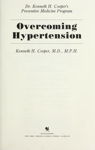 Cover image for Overcoming hypertension