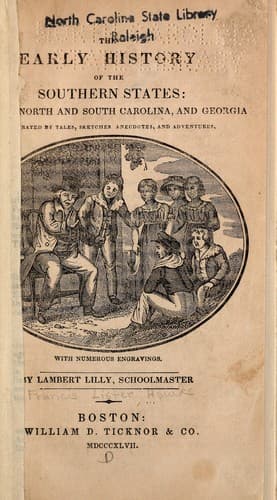The early history of the southern states