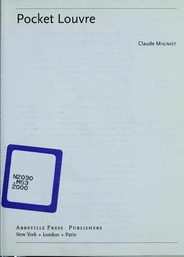 Cover image for The pocket Louvre