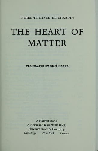 Cover image for Heart of matter