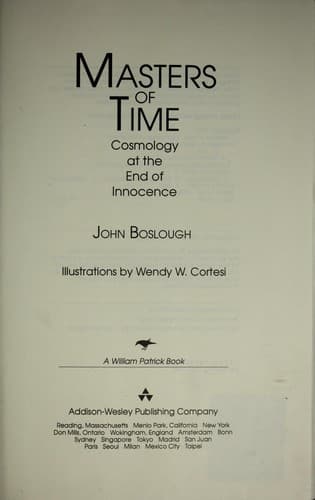 Cover image for Masters of time