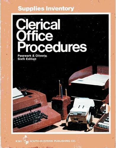 Cover image for Clerical office procedures