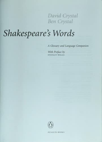 Cover image for Shakespeare's words