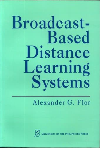 Cover image for Broadcast Based Distance Learning Systems