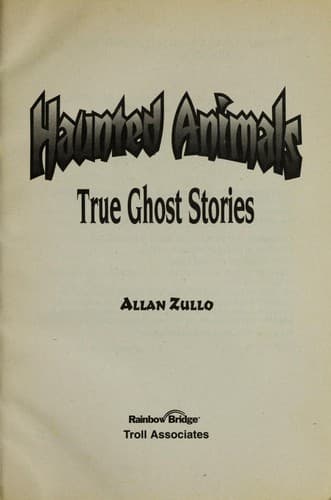 Cover image for Haunted animals