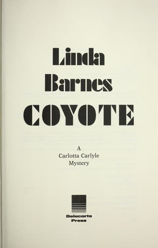 Cover image for Coyote