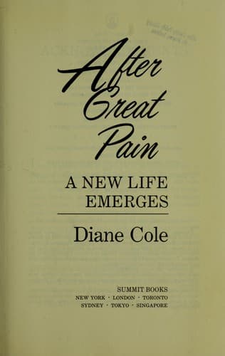 Cover image for After great pain