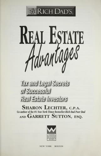 Cover image for Rich dad's real estate advantages