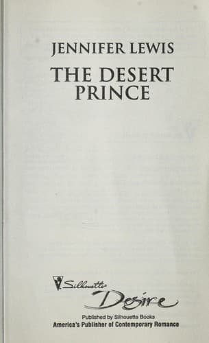 Cover image for The desert prince