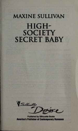 Cover image for HIgh Society Secret Baby