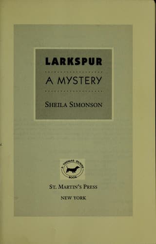 Cover image for Larkspur