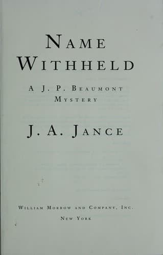 Cover image for Name withheld