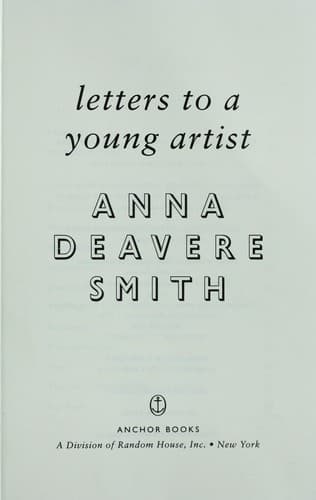 Cover image for Letters to a young artist