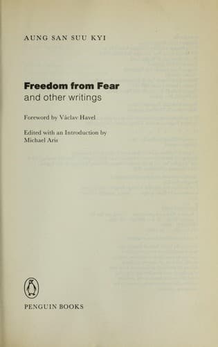 Cover image for Freedom from fear