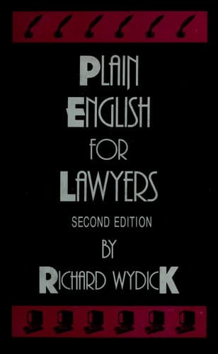 Cover image for Plain English for lawyers