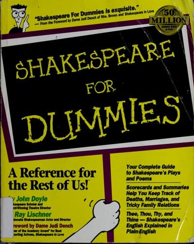 Cover image for Shakespeare for dummies