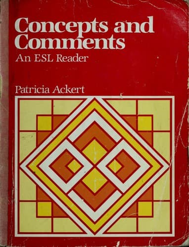 Cover image for Concepts and Comments