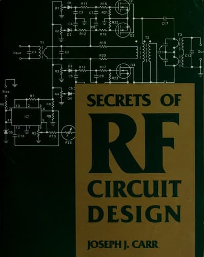 Cover image for Secrets of RF circuit design