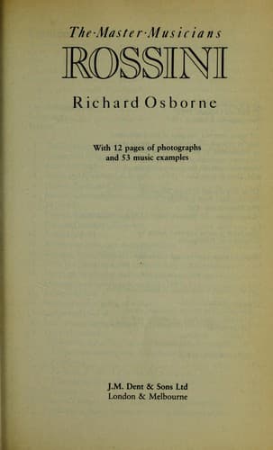 Cover image for Rossini