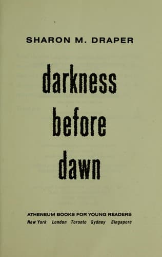 Cover image for Darkness before dawn