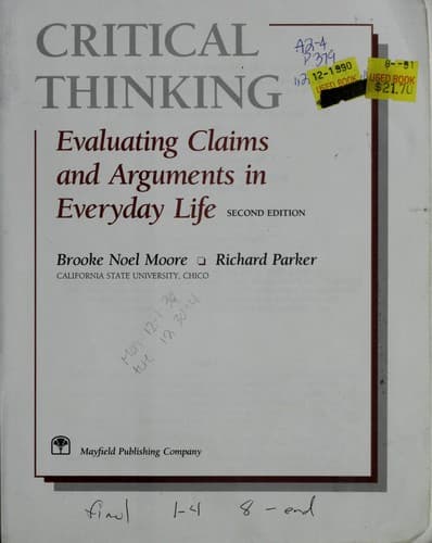 Cover image for Critical thinking