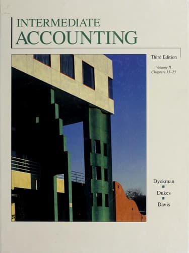 Cover image for Intermediate accounting
