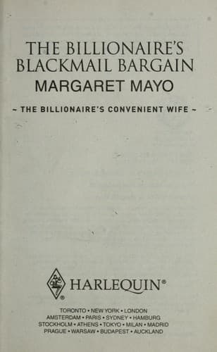 Cover image for The billionaire's blackmail bargain