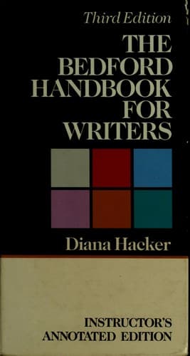Cover image for The Bedford handbook for writers