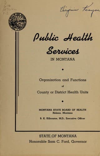 Public health services in Montana