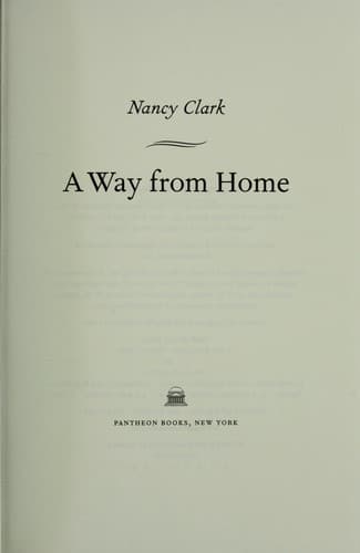 Cover image for A way from home