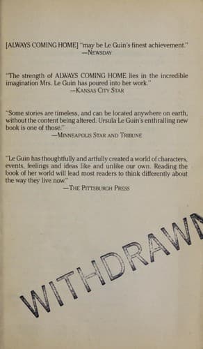 Cover image for Always coming home