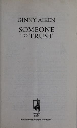 Cover image for Someone to trust