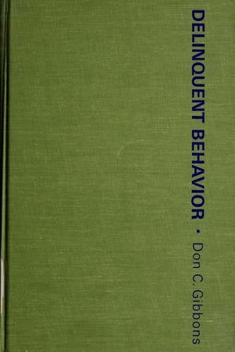 Cover image for Delinquent behavior