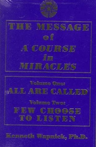 Cover image for The message of A course in miracles