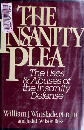 Cover image for The insanity plea