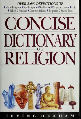Cover image for Concise dictionary of religion