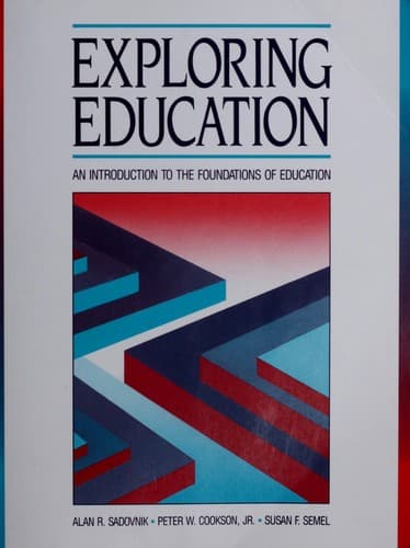 Cover image for Exploring education