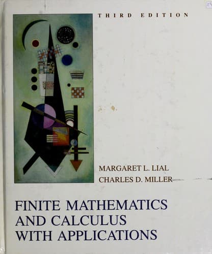 Cover image for Finite mathematics and calculus with applications