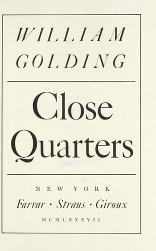Cover image for Close quarters
