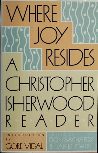Cover image for Where joy resides