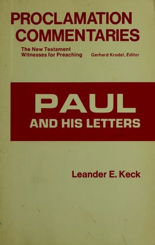 Cover image for Paul and his letters
