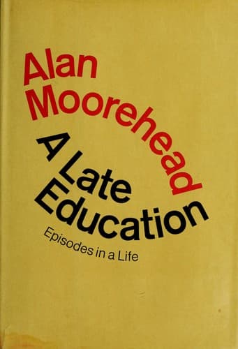Cover image for A late education