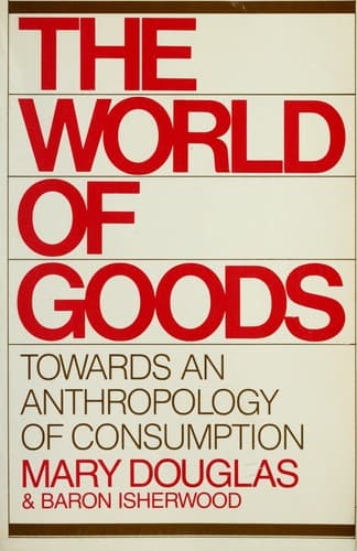 Cover image for The world of goods