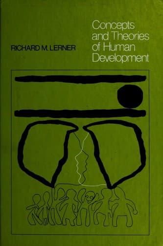 Cover image for Concepts and theories of human development
